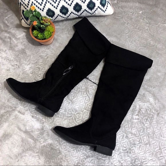 Mossimo Supply Co. Shoes - Black Knee High Boots